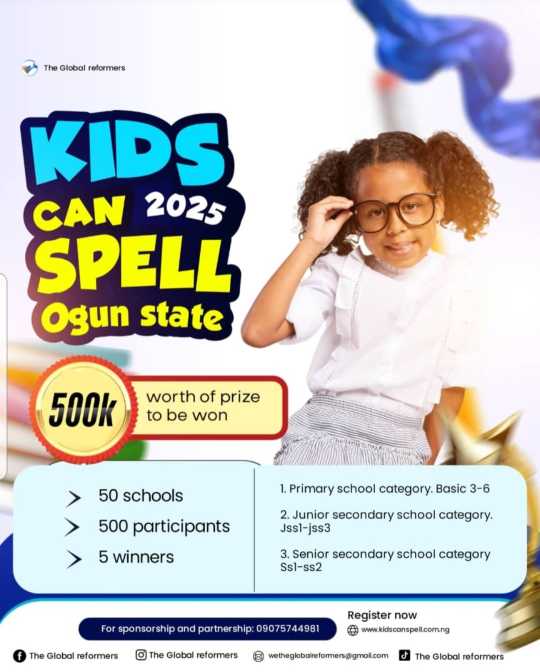 Kid can spell 2025 - Ogun