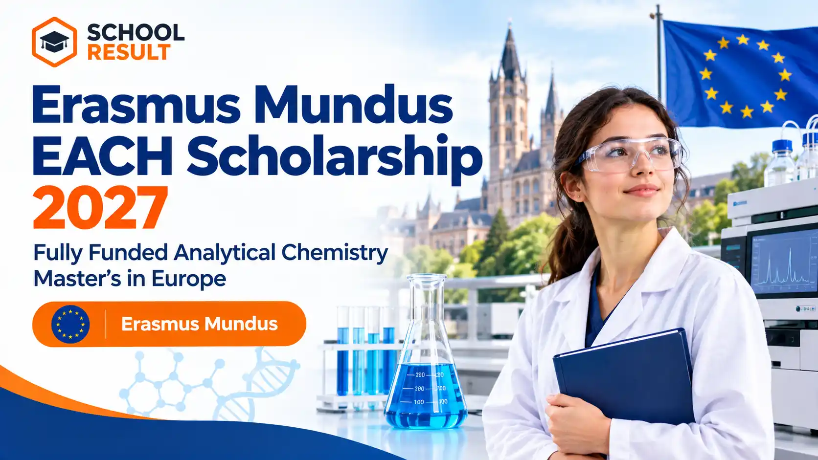 Erasmus Mundus EACH Scholarship 2027: Fully Funded Analytical Chemistry Master\'s in Europe