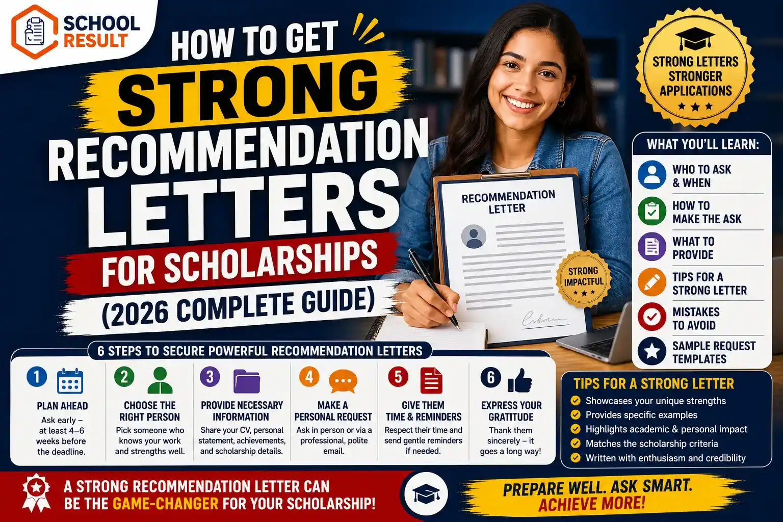 How to Get Strong Recommendation Letters for Scholarships (2026 Complete Guide)