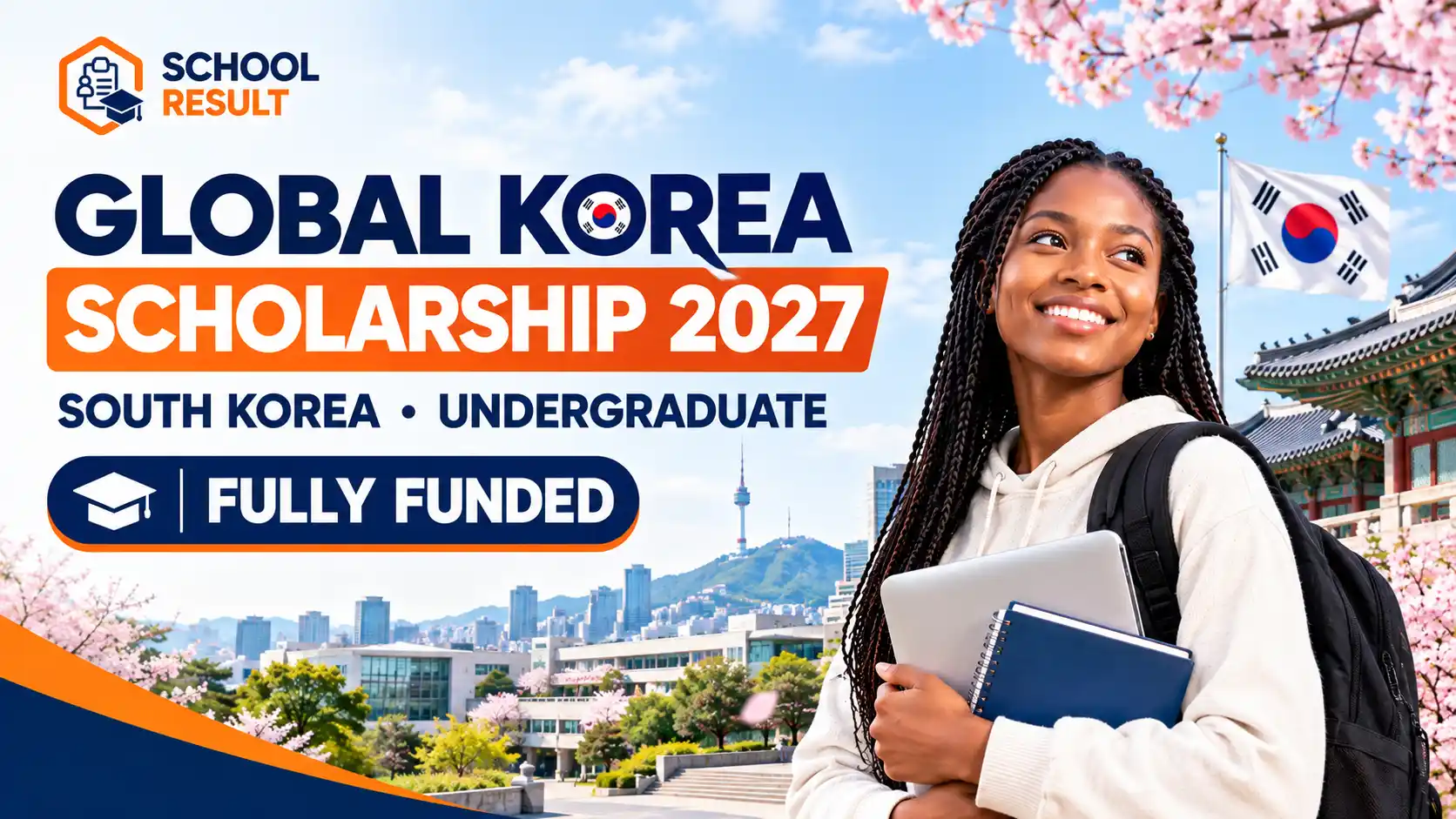 Global Korea Undergraduate Scholarship 2027 in South Korea – Fully Funded