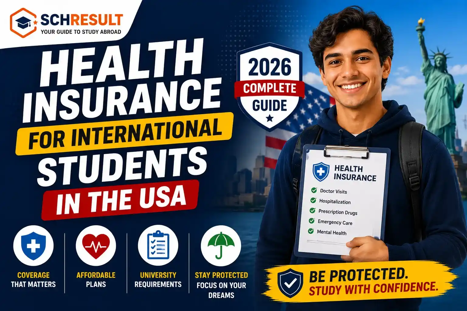 Health Insurance for International Students in the USA (2026 Complete Guide)